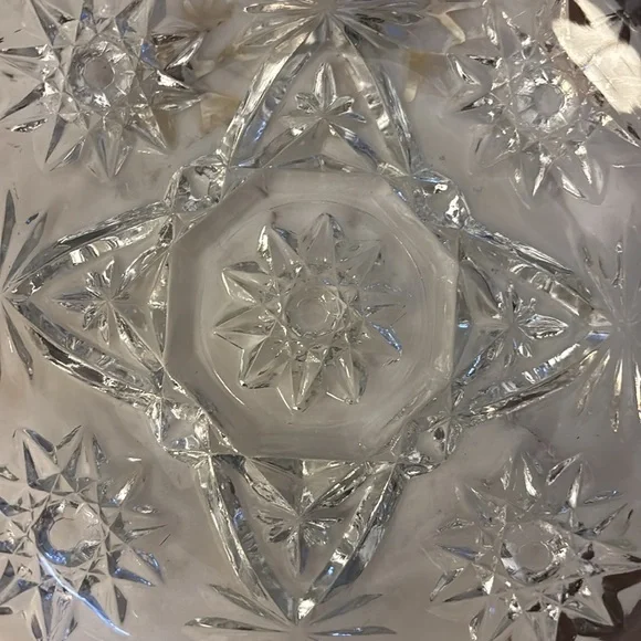 Anchor Hocking Star of David Candy Dish - Picture 7 of 8